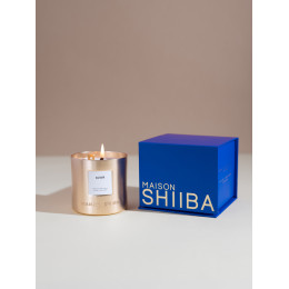 INTERIEUR-DECORATION|Bougie Message Gravé Azur Fleur Oranger 190 grMAISON SHIIBABougie personnalisée