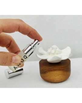 Wood and ceramic perfume diffuser