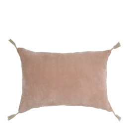 INTERIEUR-DECORATION|Coussin MATTEO roseBLANC D'IVOIRECoussins