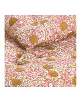 INTERIEUR- DECORATION|Futon FLORA pinkBLANC D'IVOIREFutons, Quilts