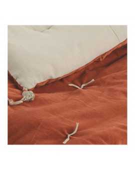 INTERIEUR- DECORATION|Burnt orange MATTEO quiltBLANC D'IVOIREFutons, Quilts