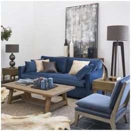 Blaues ANGIE Sofa