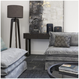 Light grey velvet LEO sofa