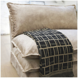 LEO chestnut velvet sofa