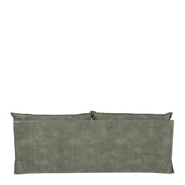 Sofa LEO Samtschaum und graublau