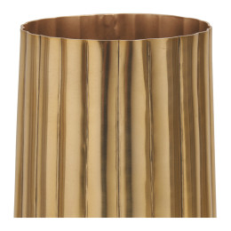 Vase Strié doré