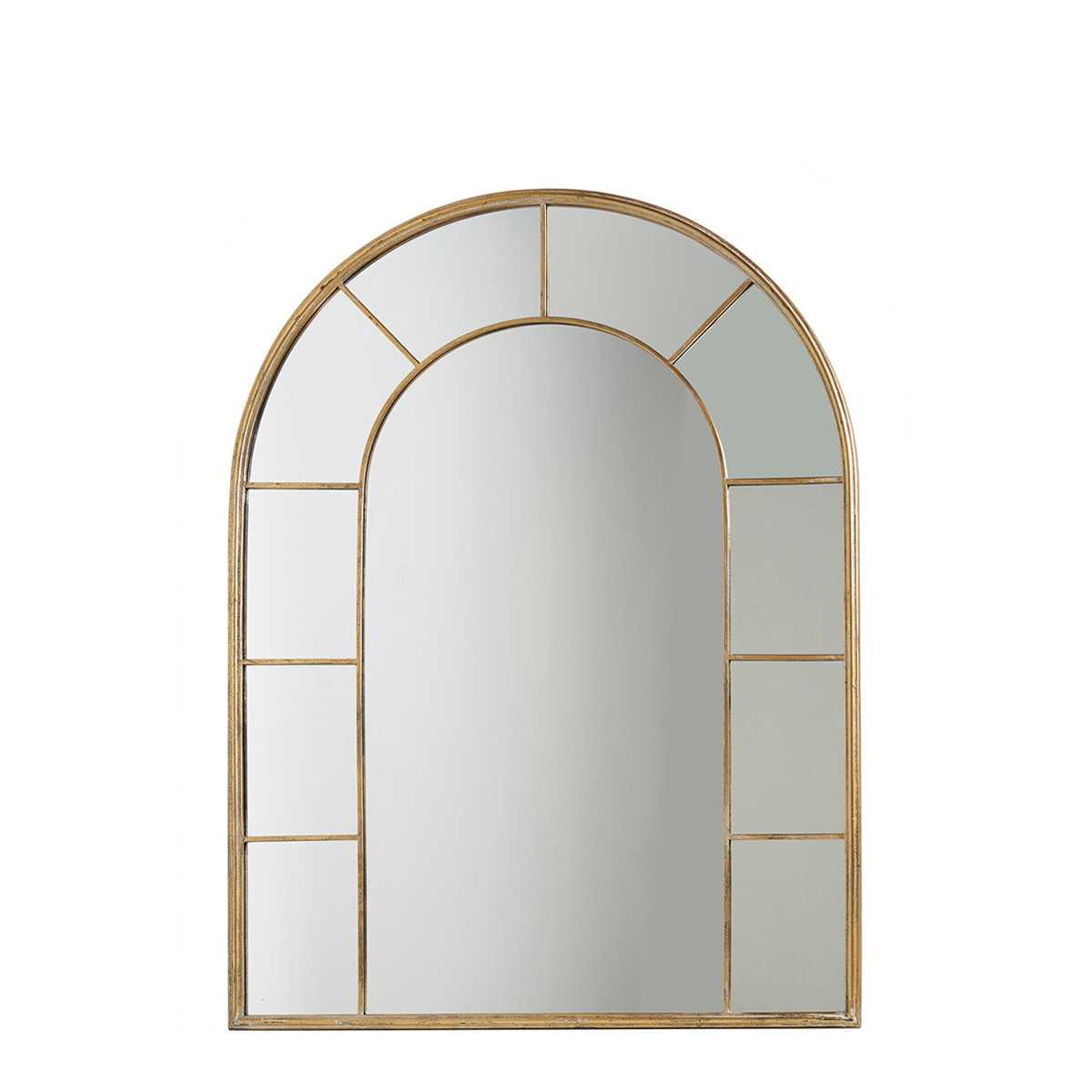 INTERIEUR-DECORATION|Miroir Arche verrière petit modèleMATHILDE MMiroirsSuccombez au miroir Arche finition laiton vieilli et son design classique revisité. Ce miroir intemporel aux formes arrondies sur le haut offrira une illusion de grandeur et de profondeur à votre pièce.