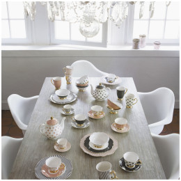 Tea cup Madame Récamier pink pea