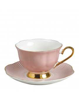 Tea cup Madame Récamier pink pea