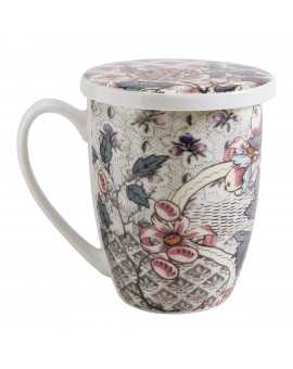 Box mug and tea ball Madame de Pompadour