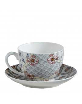 INTERIEUR- DECORATION|Schachtel mit 2 Teetassen Madame de PompadourMATHILDE MTassen und Teekannen