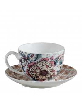 INTERIEUR- DECORATION|Box of 2 tea cups Madame de PompadourMATHILDE MCups and teapots