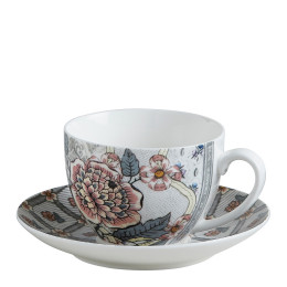 Scatola da 2 tazze da tè Madame de Pompadour