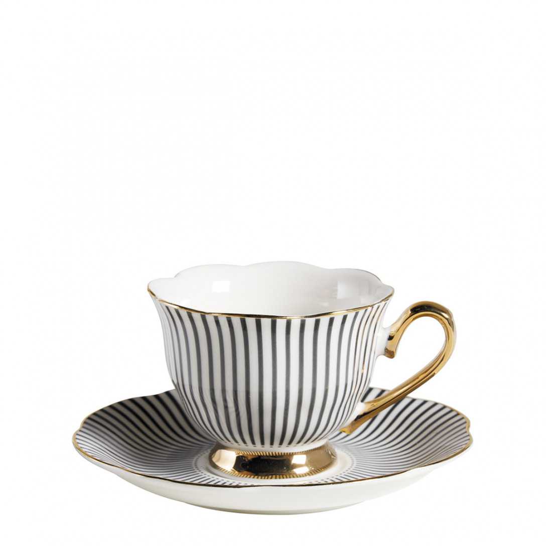 Madame de Récamier Coffee Cup - Dark Grey