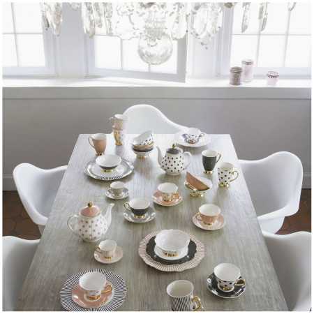 Tea cup Madame Récamier gray peas - Parfum d'intérieur bougie parf...