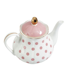 Teiera Madame de Récamier pisello rosa