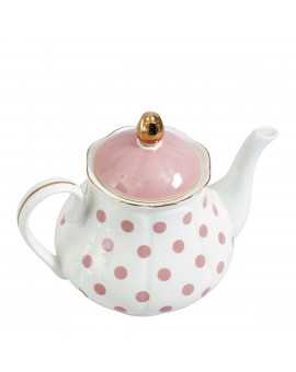 INTERIEUR- DECORATION|Teapot Madame de Récamier pink peaMATHILDE MCups and teapots