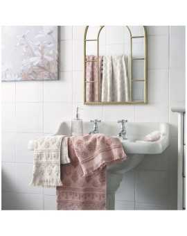 INTERIEUR- DECORATION|Serviette de bain Douceur Florale rose|MATHILDE M|Serviettes de toilette|