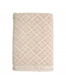INTERIEUR- DECORATION|Bath towel Grey embroideryMATHILDE MTowels