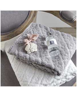 INTERIEUR- DECORATION|Bath towel Softness Floral pinkMATHILDE MTowels