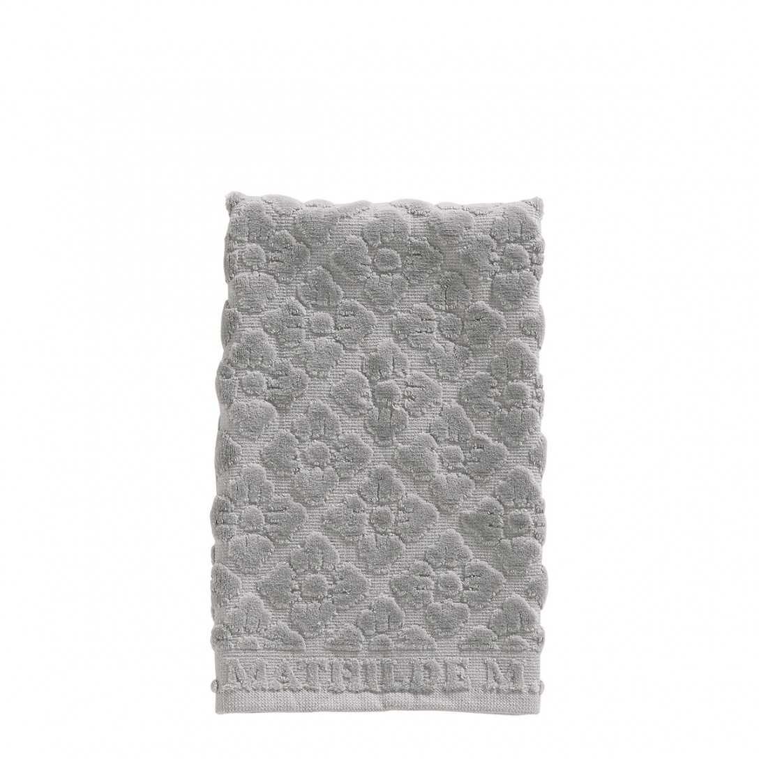 Guest towel Softness Floral gray