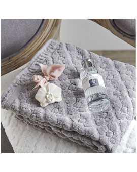 Towel Softness Floral gray