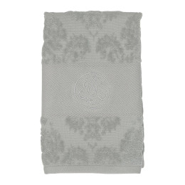 Telo bagno Ricamo grigio