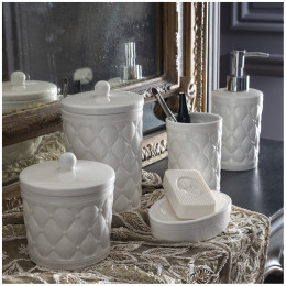 Set 2 cotton pots Boudoir Precious
