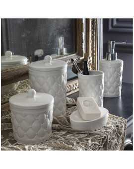 INTERIEUR- DECORATION|Set di 2 vasi in cotone Paradis FleuriMATHILDE MVasi di cotone