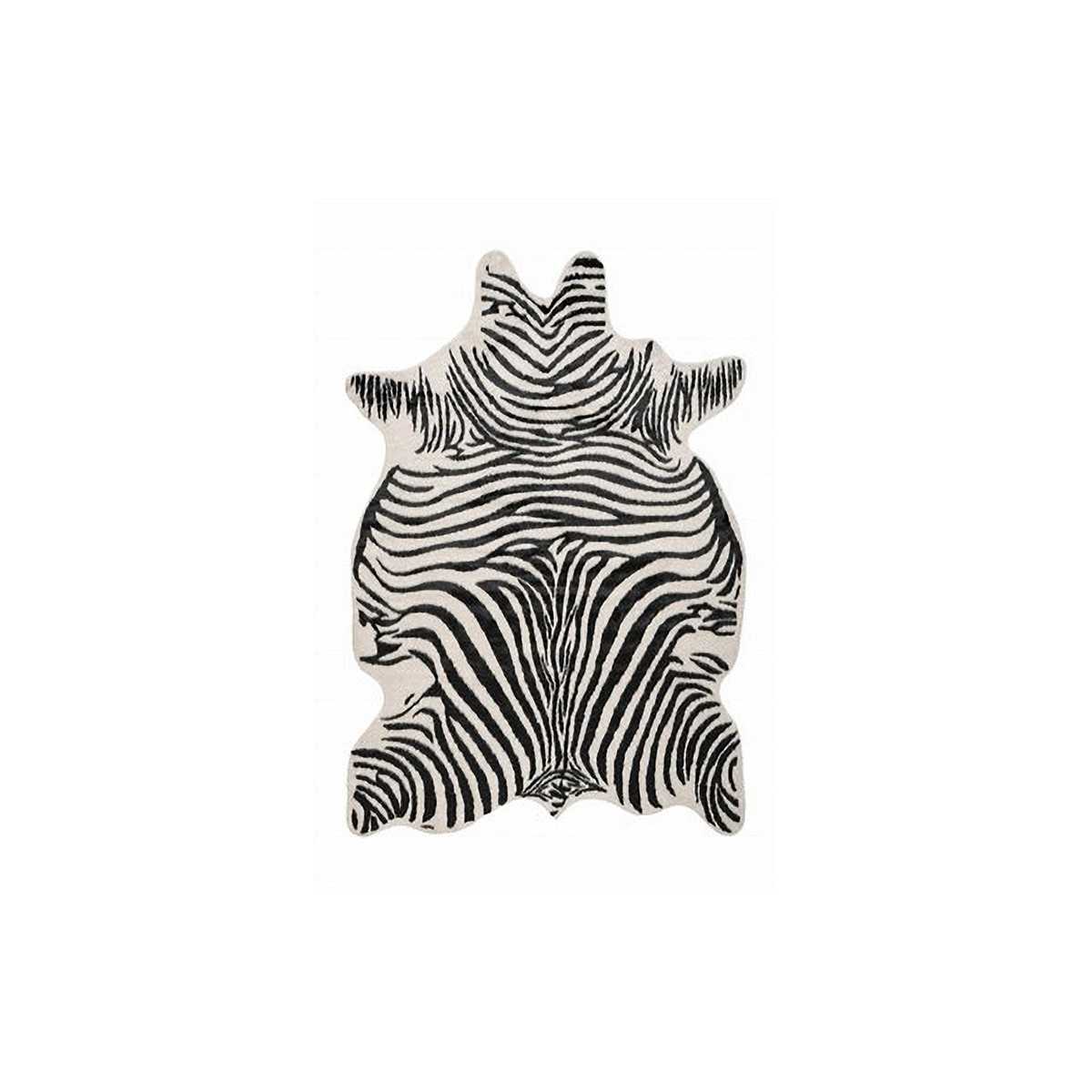 Teppich aus Zebrafell