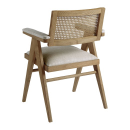 INTERIEUR-DECORATION|Fauteuil COLBY haut écruBLANC D'IVOIREChaises