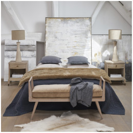 INTERIEUR-DECORATION|Banc YVESBLANC D'IVOIREPoufs - Bancs