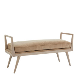 INTERIEUR-DECORATION|Banc YVESBLANC D'IVOIREPoufs - Bancs