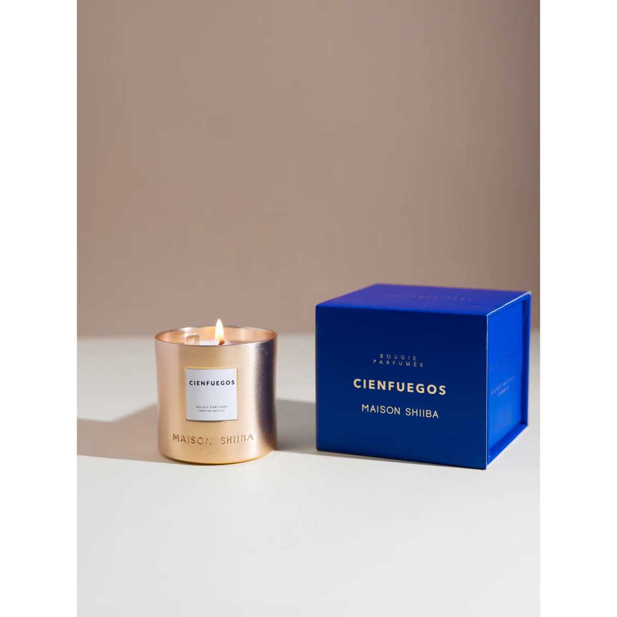 Engraved Message Candle Mint Basil 190 gr