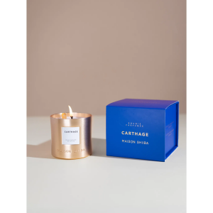 INTERIEUR- DECORATION|Candle Message Engraved Carthage Oud 190 grMAISON SHIIBAPersonalized candle
