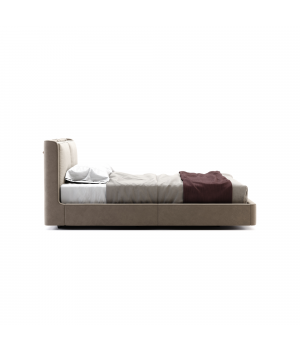 Letto in pelle naturale KELSI