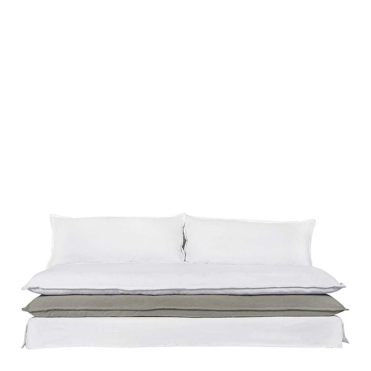 White and grey LEO sofa - Parfum d'intérieur bougie parfumée et di...