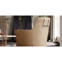 Fauteuil ALEXANDER Cuir naturel