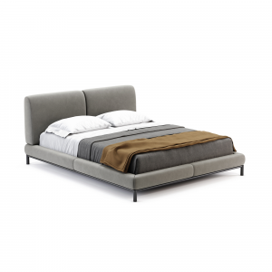 Bed MARGOT Natural leather