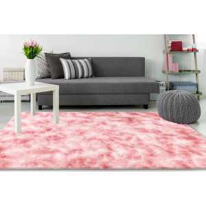 INTERIEUR- DECORATION|Shaggy Polyester Bolero Pink CarpetLALEEHides LALEE carpets