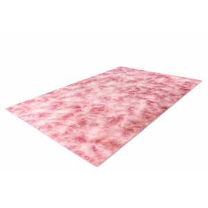 INTERIEUR- DECORATION|Alfombra rosa bolero de poliéster peludoLALEEEsconde alfombras LALEE