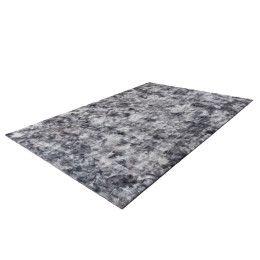 INTERIEUR-DECORATION|Tapis Shaggy Polyester Bolero graphiteLALEETapis Hides LALEE