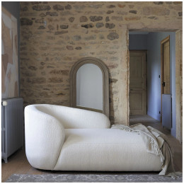 INTERIEUR-DECORATION|Méridienne LISETTEBLANC D'IVOIRECanapes