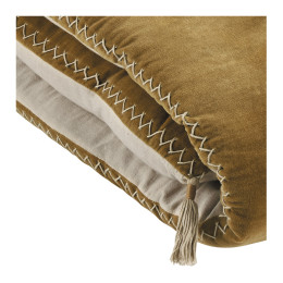 Futon MATTEO velvet and linen - Bronze