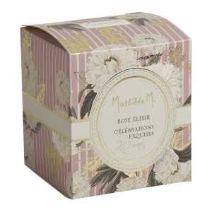 Scented candle Exquisite celebrations 260 g - Rose Elixir