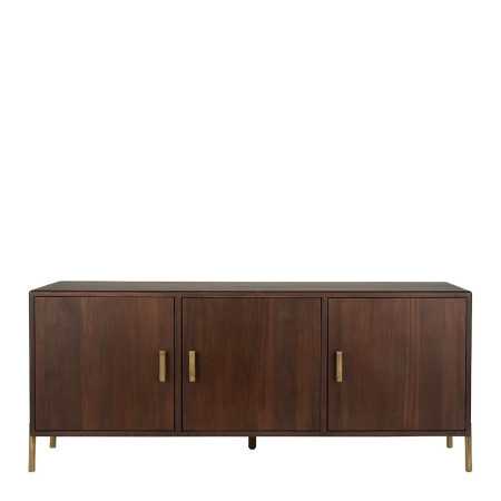 INTERIEUR-DECORATION|Buffet bas VICTORBLANC D'IVOIREBuffets - TablesAvec sa teinte chaleureuse et profonde, le buffet bas VICTOR réenchante la décoration et apporte une touche rétro à l'intérieur. Laissez-vous séduire par ses courbes arrondies et les détails raffinés de ses poignées dorées à la délicate finition laiton.