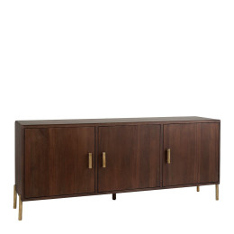 VICTOR Gestell Sideboard gewachstes Mangoholz Nussbaum Finish