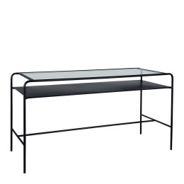 INTERIEUR-DECORATION|Bureau ERNEST en métal noirBLANC D'IVOIREBuffets - Tables