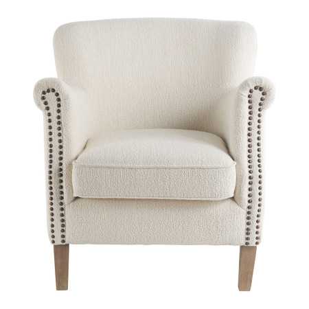 Armchair CLAUDE bouclette Cream