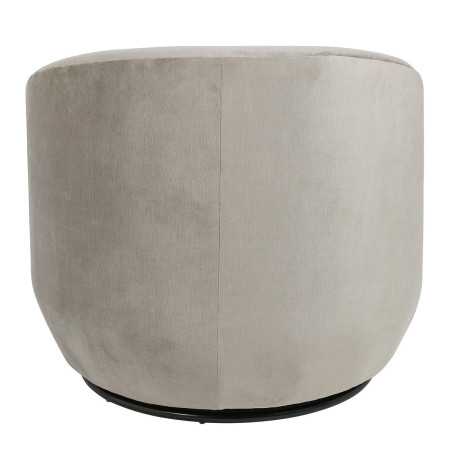 Rotating armchair LISETTE velvet Grege